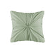 Caralie - 4 Piece King Seersucker Quilt Set With Throw Pillow - Green - Simple Home Plus