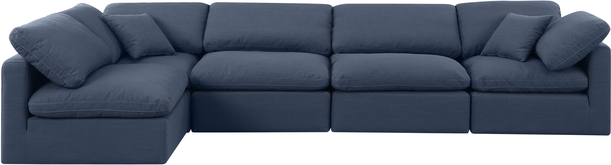 Indulge - Linen 5 Piece Modular Sectional - Simple Home Plus