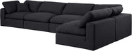 Comfy - 5 Piece Linen Modular Sectional - Simple Home Plus