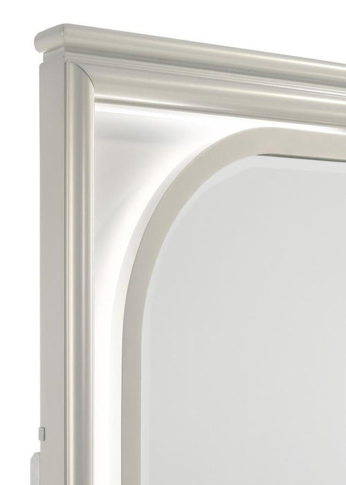 Olivia - LED Dresser Mirror - Pearl White - Simple Home Plus