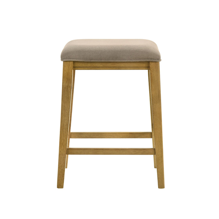 Jane - Contemporary Transitional Wood Counter Height Kitchen Bar Stool - Simple Home Plus