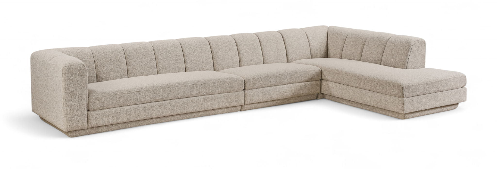 Modari - Sectional - Beige - Simple Home Plus