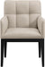 Adrian - Dining Arm Chair (Set of 2) - Black Legs - Simple Home Plus