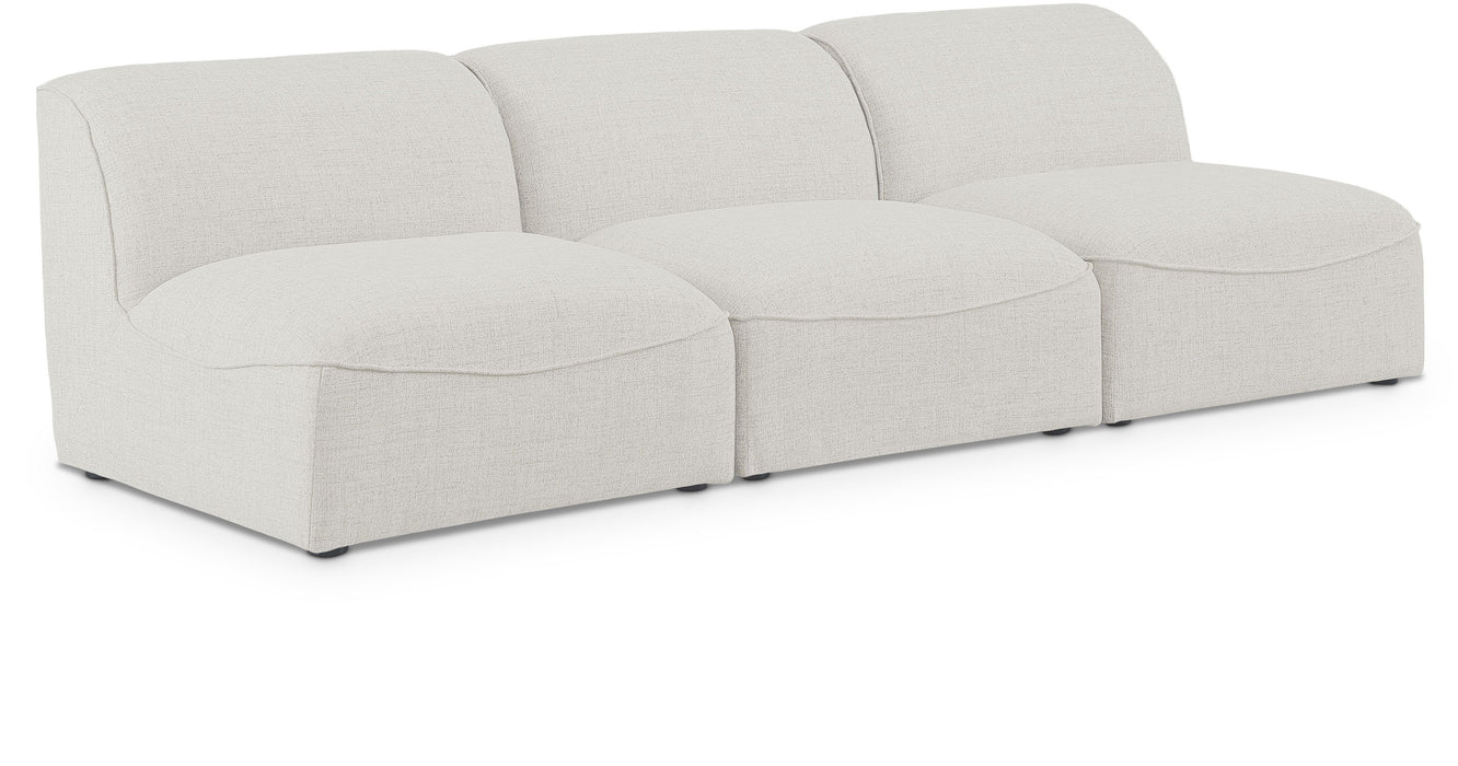 Miramar - 3 Seat Armless Modular Sofa - Simple Home Plus