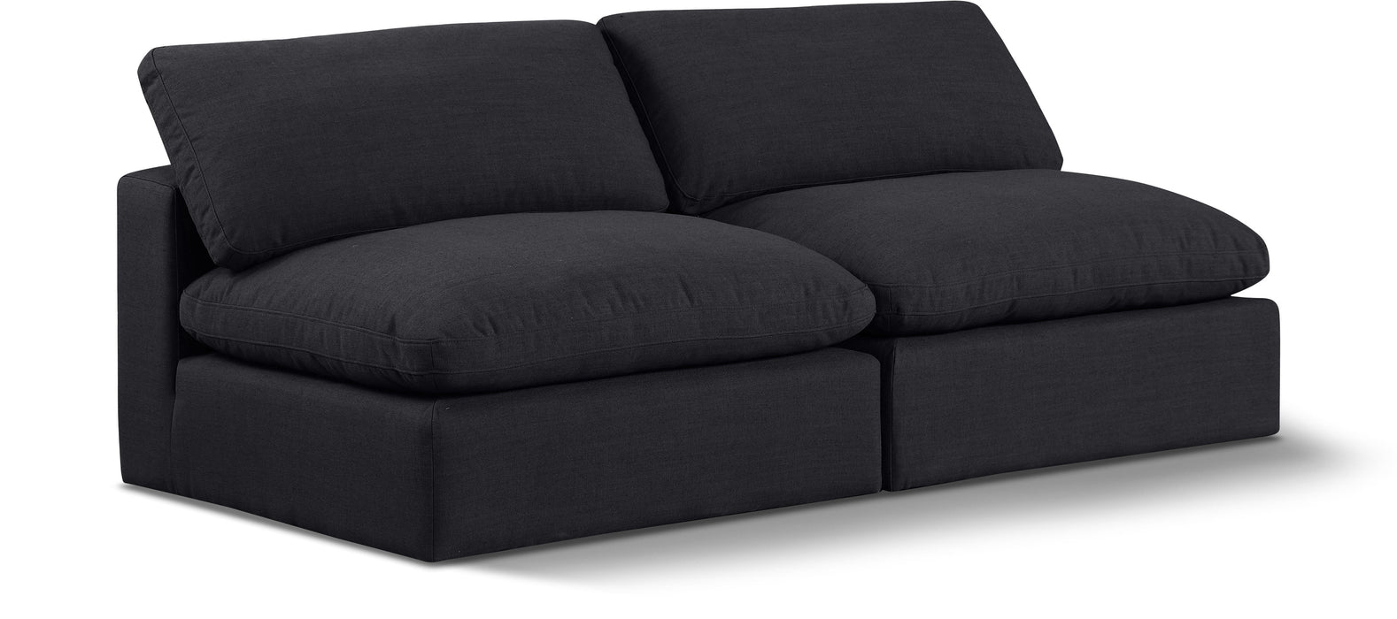 Comfy - Linen Modular Armless Sofa 2 Seats - Simple Home Plus