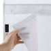 Jacquard - Premium Fabric Shower Curtain - White - Simple Home Plus