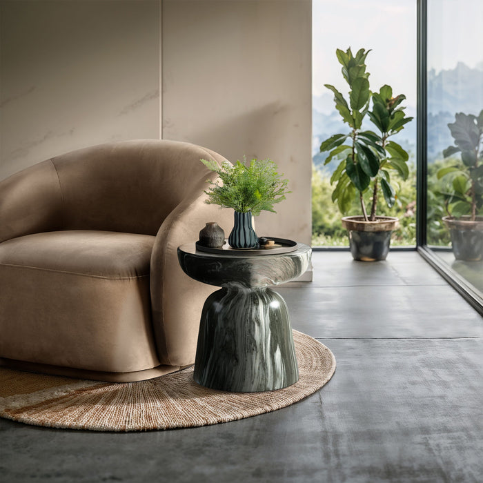 Avellino - Concrete End Table - Simple Home Plus