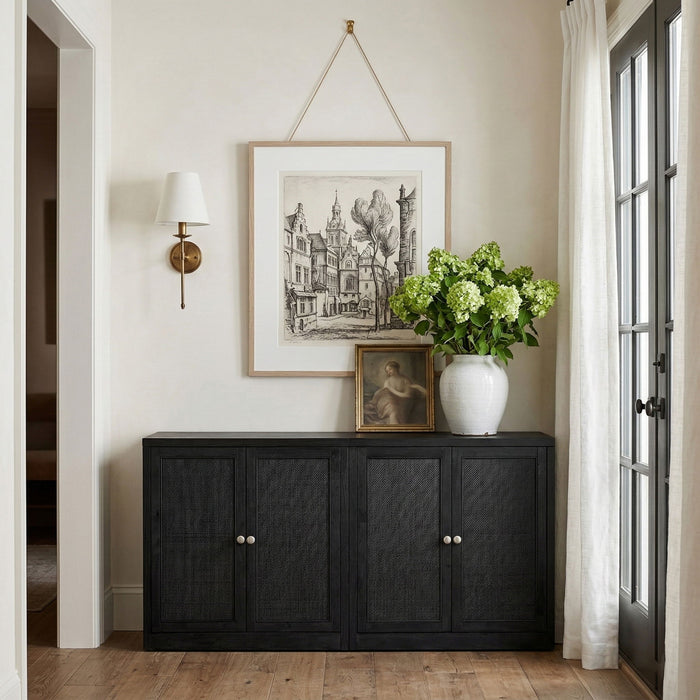 Vero - Solid Wood And Oak Venee Sideboard/Buffet - Simple Home Plus