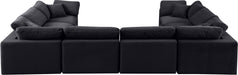 Comfy - 8 Piece Velvet Modular Sectional - Simple Home Plus