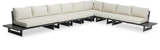 Maldives - 7 Piece Water Resistant Outdoor Patio Modular Sectional With Gray Base - Simple Home Plus