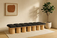 Pavilion - 14 Piece Modular Bench With Natural Base - Simple Home Plus