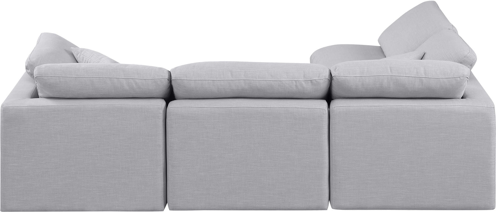 Indulge - Linen 4 Piece Modular Sectional - Simple Home Plus