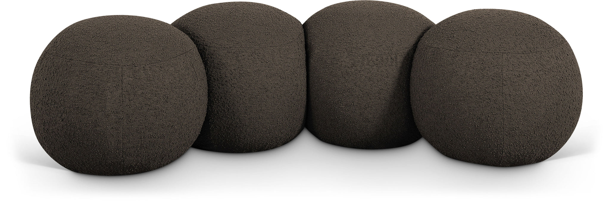 Apollo - Boucle Fabric Bench - Simple Home Plus