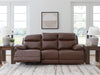 Vonryan - Power Reclining Sofa With Adj Headrest - Tobacco - Simple Home Plus