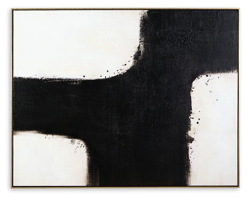 Reighlea - Black / White - Wall Art - Simple Home Plus