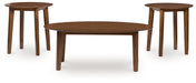 Gordonay - Brown - Occasional Table Set (Set of 3) - Simple Home Plus