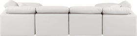 Indulge - Faux Leather 6 Piece Modular Double Chaise Sectional - Simple Home Plus