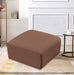 Arc - Faux Leather Ottoman - Simple Home Plus