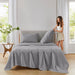 Cotton 144TC - King Solid Sheet Set - Dark Gray - Simple Home Plus