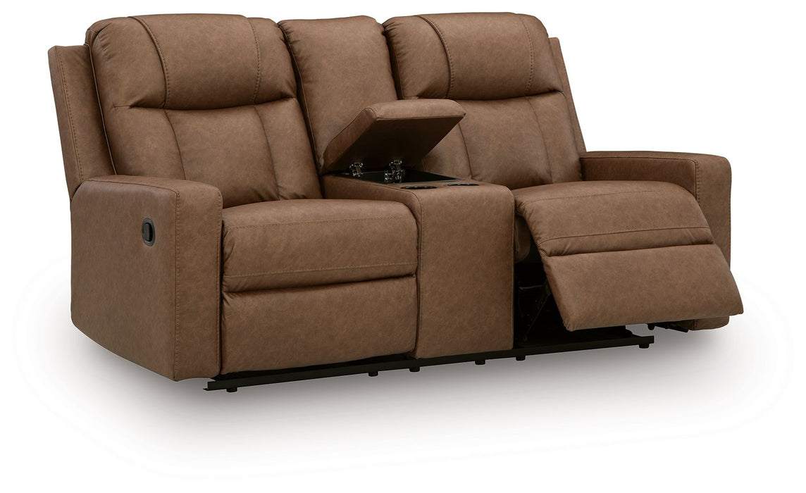 Mackmenville - Double Reclining Loveseat With Console - Simple Home Plus