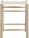 Santos - Backless Counter Stool With Stained Natural Base - Simple Home Plus