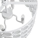 Abbot - 4-Light Drum-Shaped Chandelier - White - Simple Home Plus