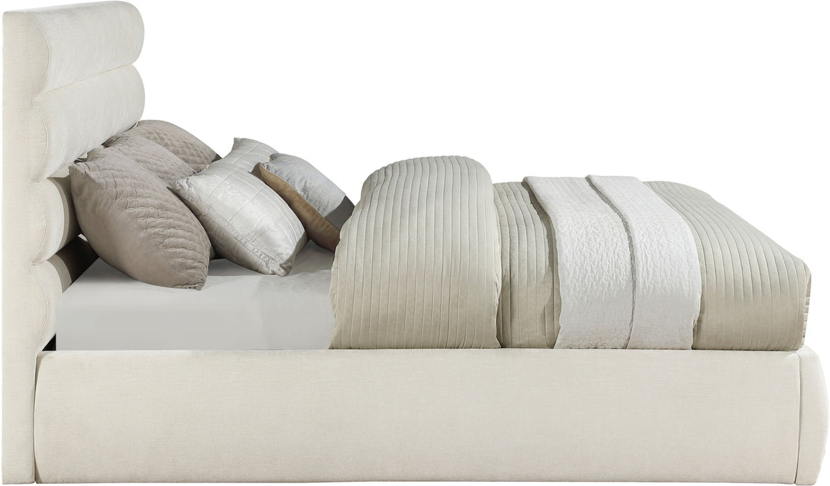 Adam - Chenille Fabric Bed With 52" Headboard - Simple Home Plus