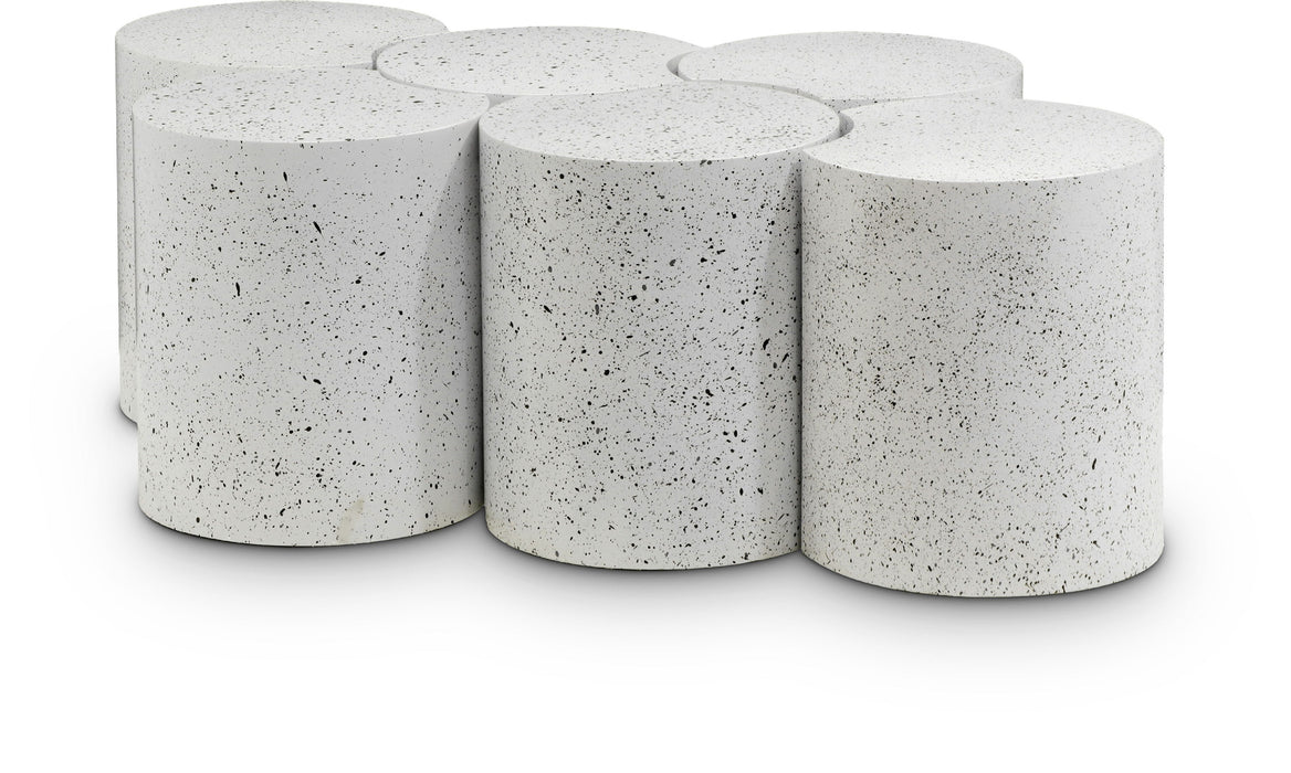 Dimple - 6 Piece Modular Coffee Table - Terazzo Finish - Simple Home Plus