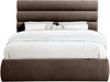 Adam - Chenille Fabric Bed With 52" Headboard - Simple Home Plus