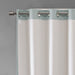 Maya - Printed Heathered Total Blackout Window Patio Panel - Aqua - Simple Home Plus