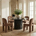 Celine - Velvet Performance Fabric Upholstered Dining Chair (Set of 2) - Simple Home Plus