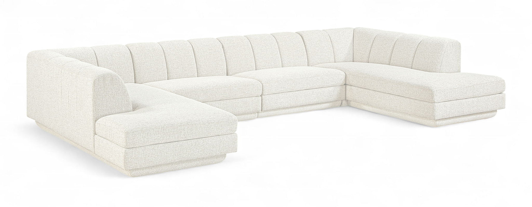 Modari - Sectional - Cream - Simple Home Plus