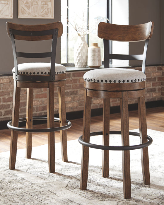 Valebeck - Tall Upholstered Swivel Barstool - Simple Home Plus
