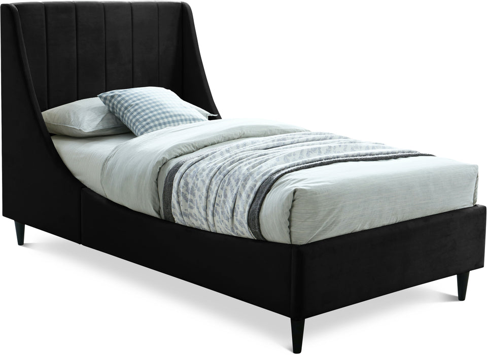 Eva - Velvet Bed - Simple Home Plus