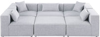Cube - Linen 6 Piece Modular Sectional - Simple Home Plus