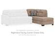 Olten - RAF Corner Chaise - Mocha - Simple Home Plus