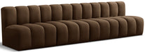 Arc - Velvet 4 Seats Modular Sofa - Simple Home Plus