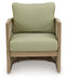 Serena Shores - Beige / Green - Lounge Chair With Cushion (Set of 2) - Simple Home Plus