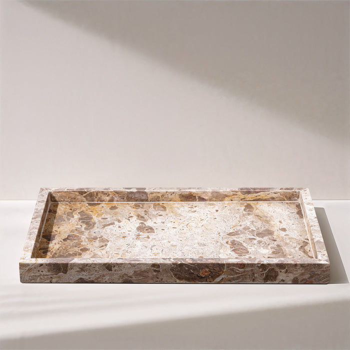Barletta - Marble Rectangular Tray - Simple Home Plus