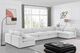 Comfy - 7 Piece Velvet Modular Armless Sectional - Simple Home Plus