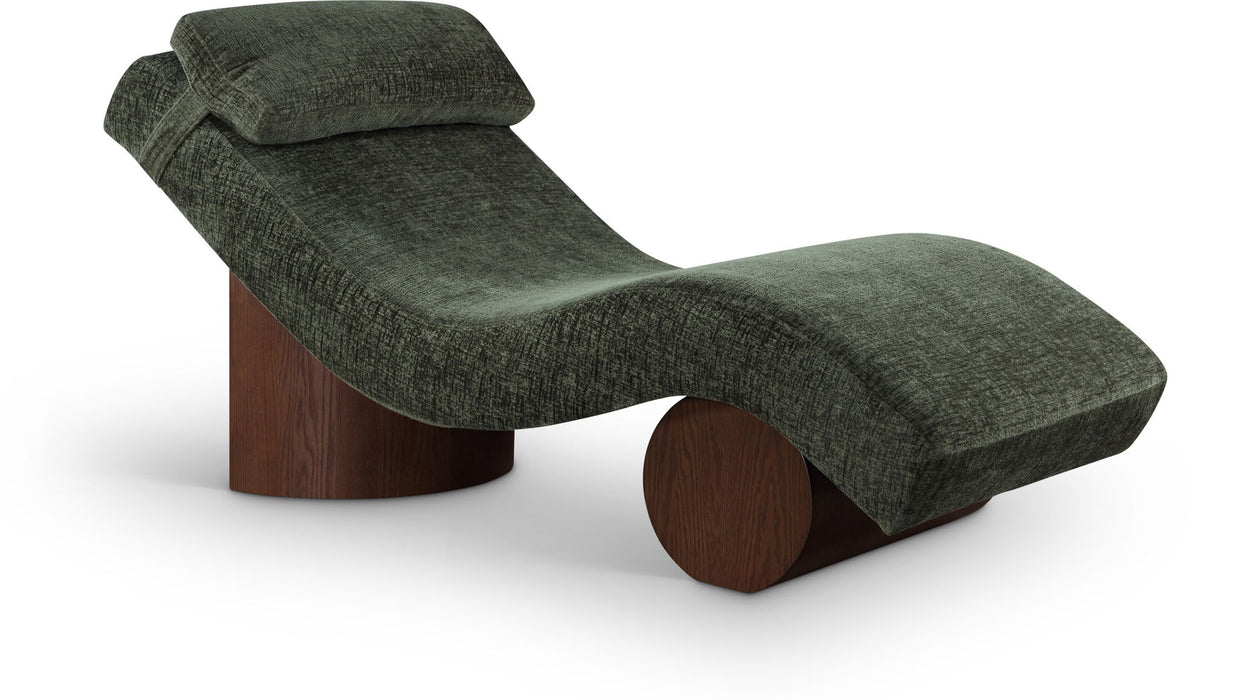 Marcella - Chaise Lounge - Walnut Base - Simple Home Plus