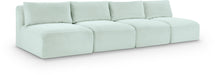 Shaggy - 4 Seat Modular Armless Sofa - Simple Home Plus