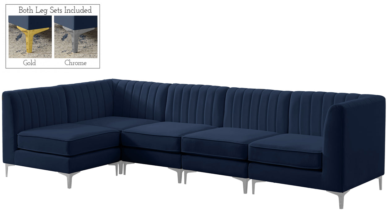 Alina - 5 Piece Modular Sectional - Simple Home Plus
