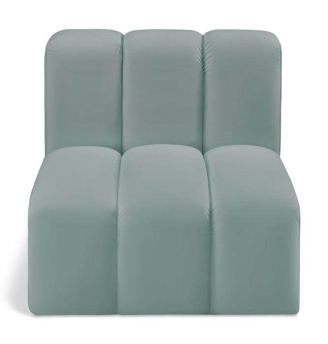 Arc - Faux Leather Straight Chair - Simple Home Plus