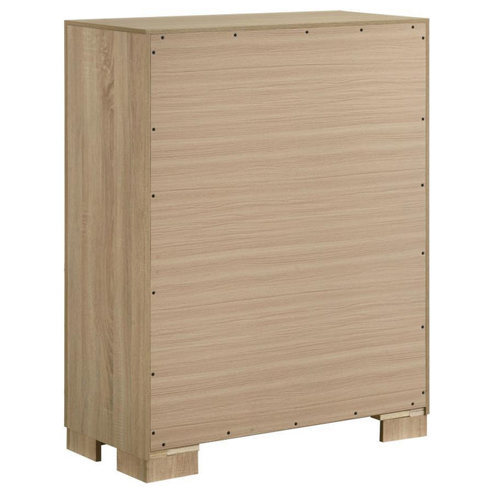 Arielle - 4-Drawer Bedroom Chest Of Drawers - Light Oak - Simple Home Plus