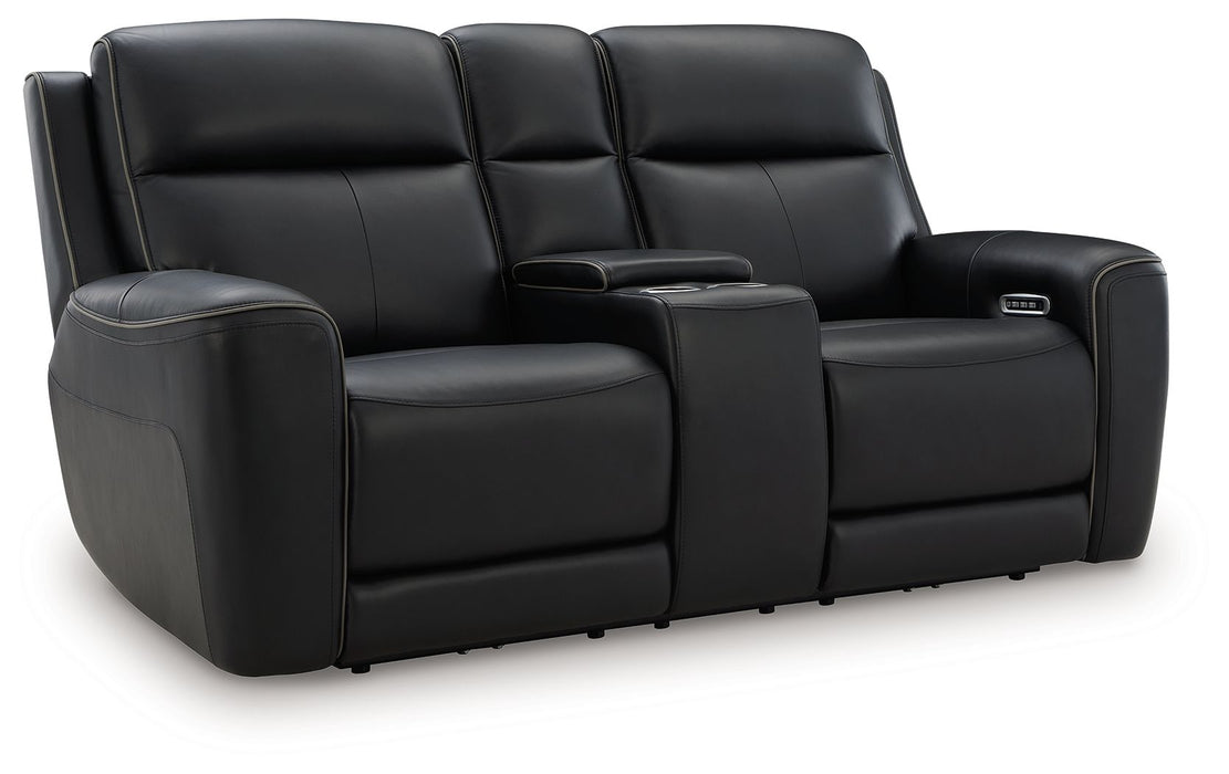 5Z-Comfort - Relaxation - Power Reclining Loveseat with Console / Adj Headrest - Simple Home Plus