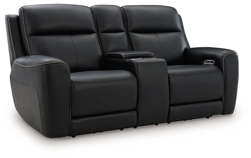5Z-Comfort - Relaxation - Power Reclining Loveseat with Console / Adj Headrest - Simple Home Plus