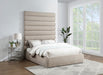 Adam - Chenille Fabric Bed With 89" Headboard - Simple Home Plus