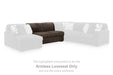 Midnight-Madness - Armless Loveseat - Chocolate - Simple Home Plus