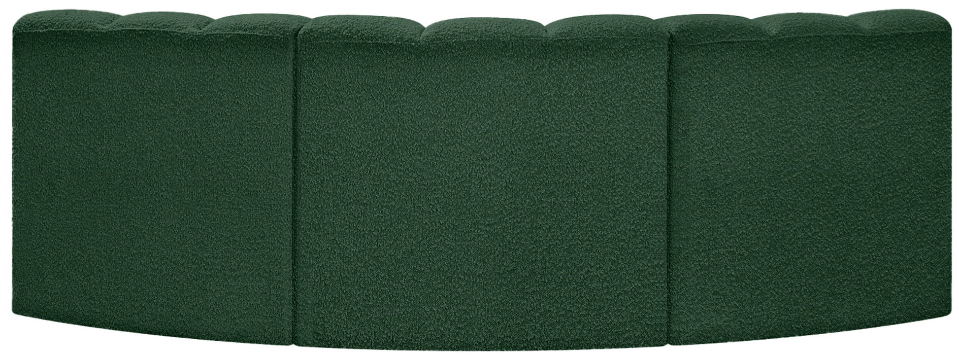 Arc - Boucle Fabric 3 Piece Modular Corner Sofa - Simple Home Plus